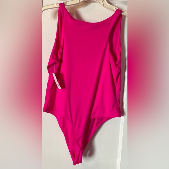 NWT Vibrant Pink Women's Bodysuit - Picture 4 of 4